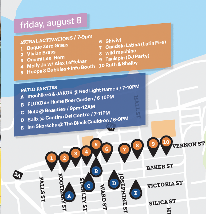 2025 Friday Night Mural Map