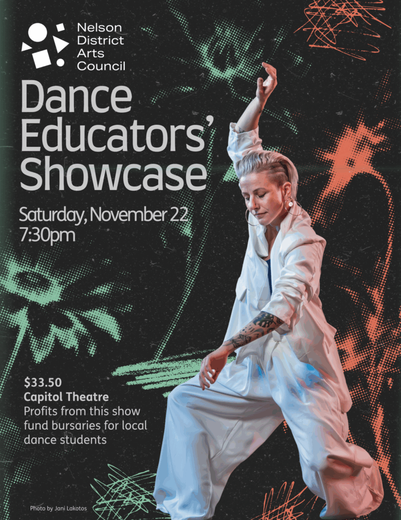 Promotional Poster for November 22nd Dance Educators Showcase